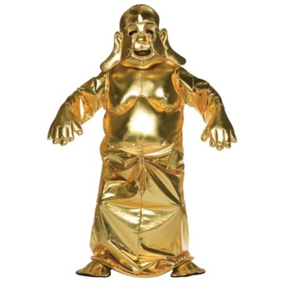RASTA IMPOSTA Golden Buddha Deluxe Adult Unique Costume - One Size - Picture 1 of 8